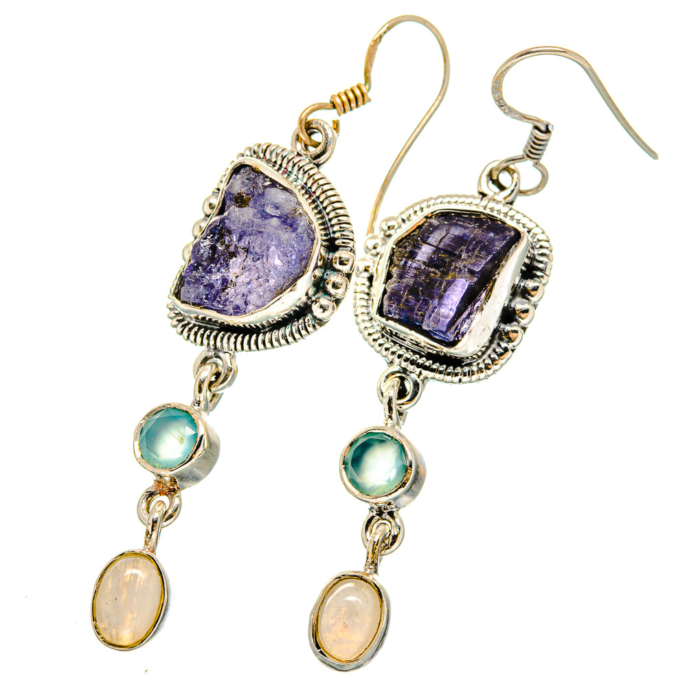 Tanzanite Earrings handcrafted by Anasilvercos - EARR420948