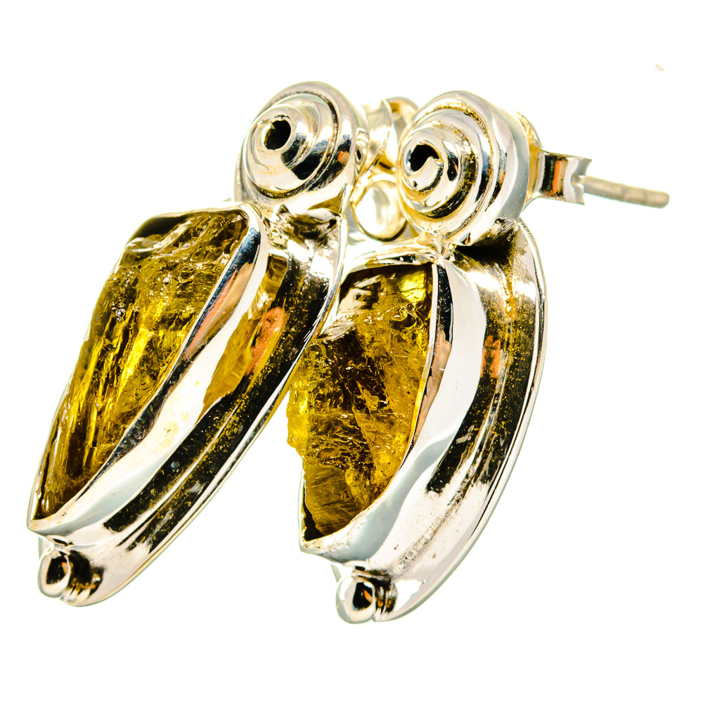 Citrine Earrings handcrafted by Anasilvercos - EARR420950