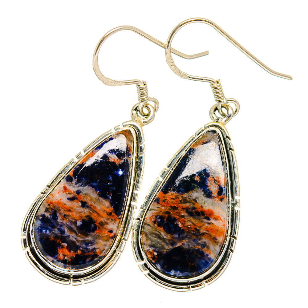 Sodalite Earrings handcrafted by Anasilvercos - EARR420954
