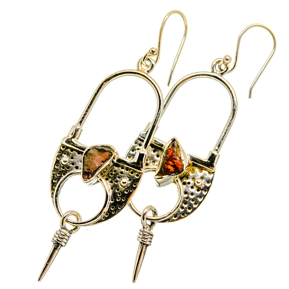 Garnet Earrings handcrafted by Anasilvercos - EARR420970