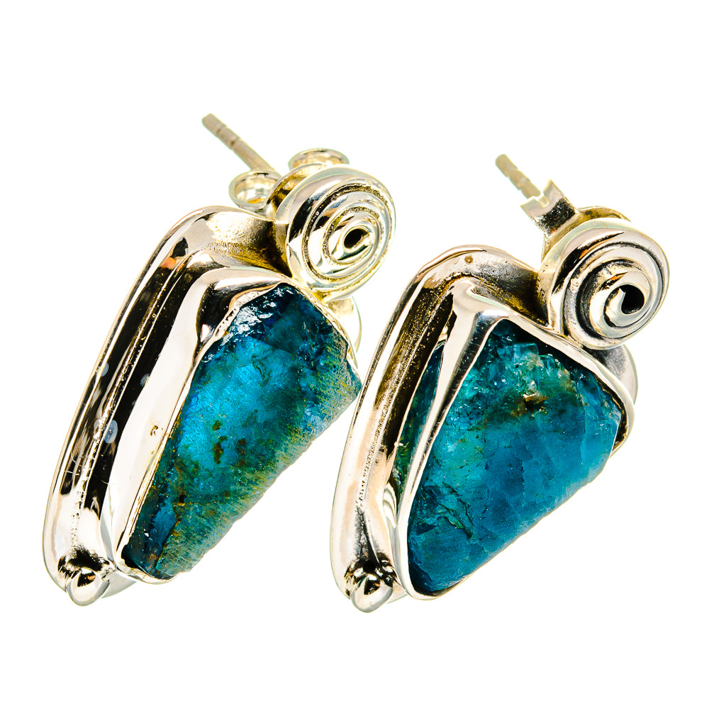 Apatite Earrings handcrafted by Anasilvercos - EARR420982