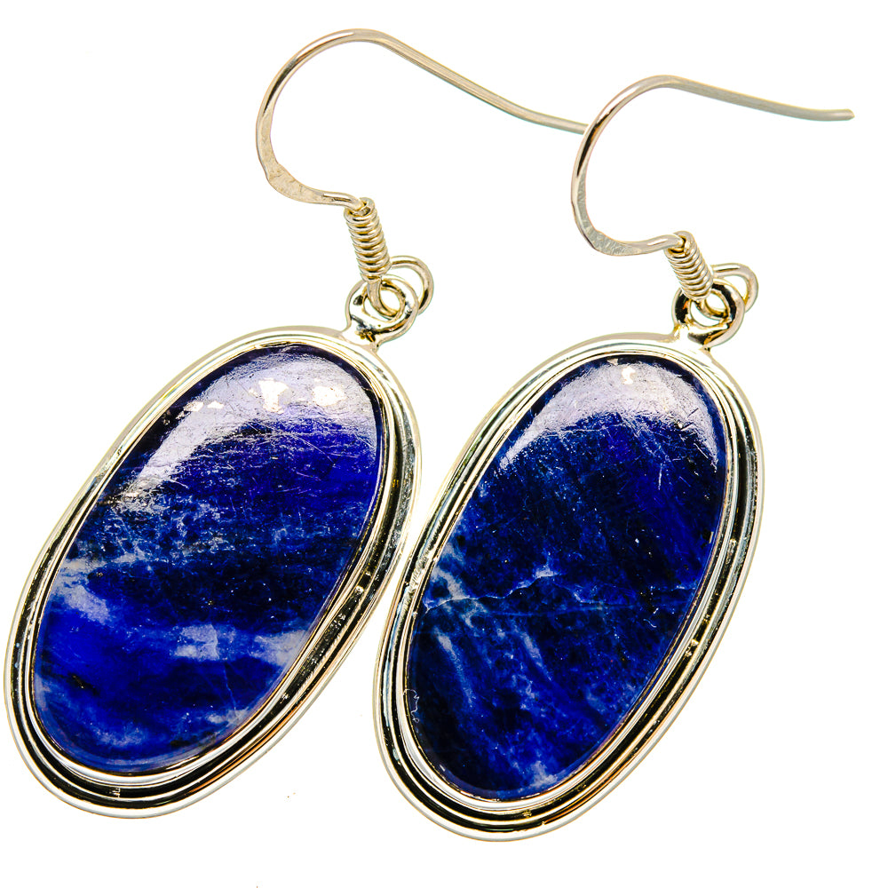 Sodalite Earrings handcrafted by Anasilvercos - EARR420983