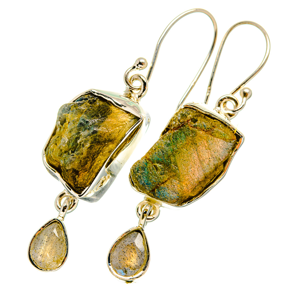 Labradorite Earrings handcrafted by Anasilvercos - EARR421029