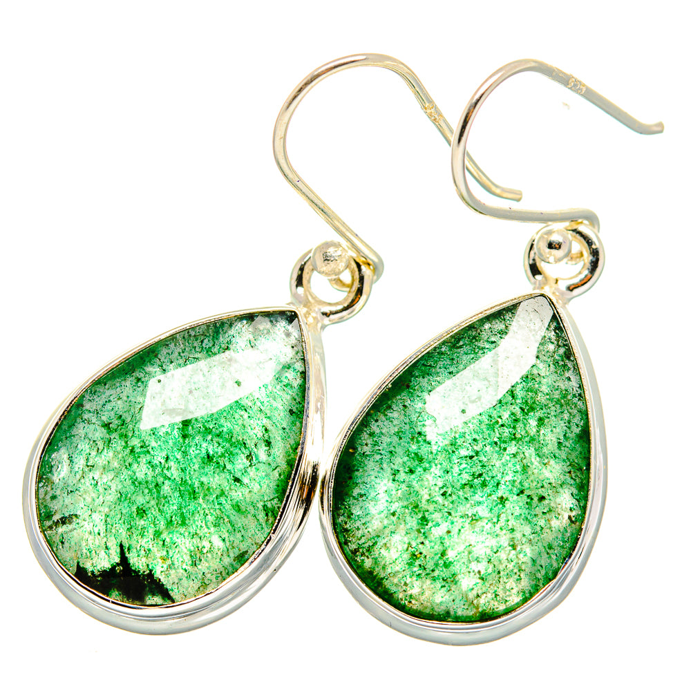 Green Aventurine Earrings handcrafted by Anasilvercos - EARR421070