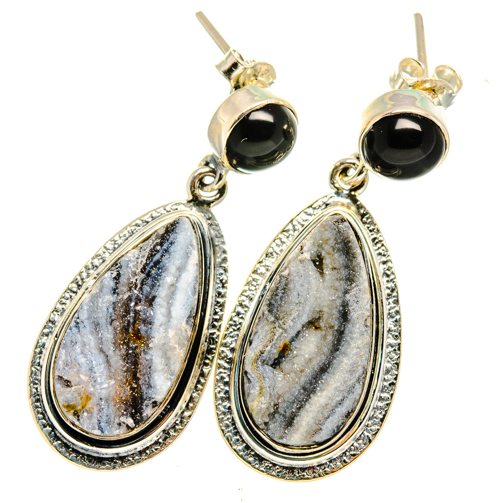 Desert Druzy Earrings handcrafted by Anasilvercos - EARR421079