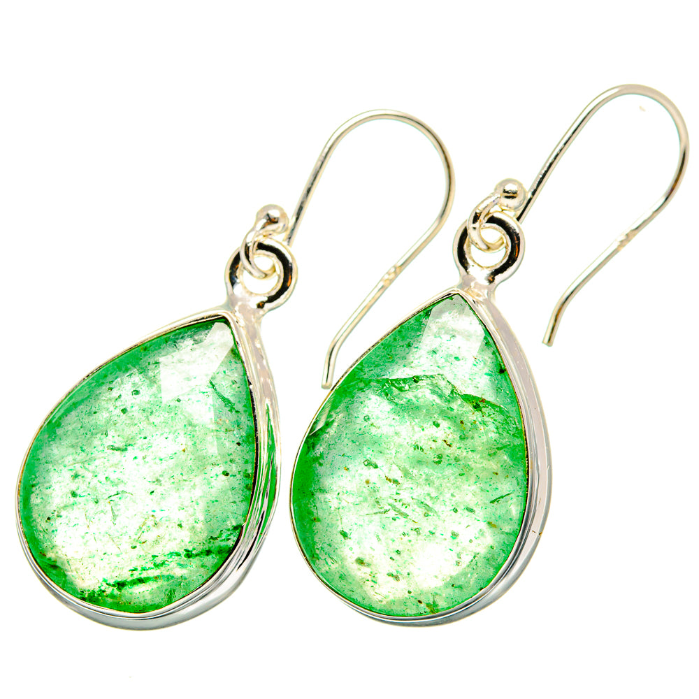 Green Aventurine Earrings handcrafted by Anasilvercos - EARR421080