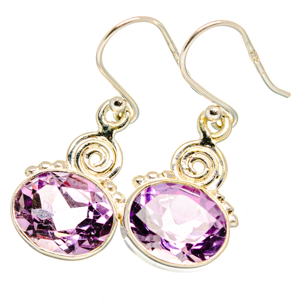 Amethyst Earrings handcrafted by Anasilvercos - EARR421104