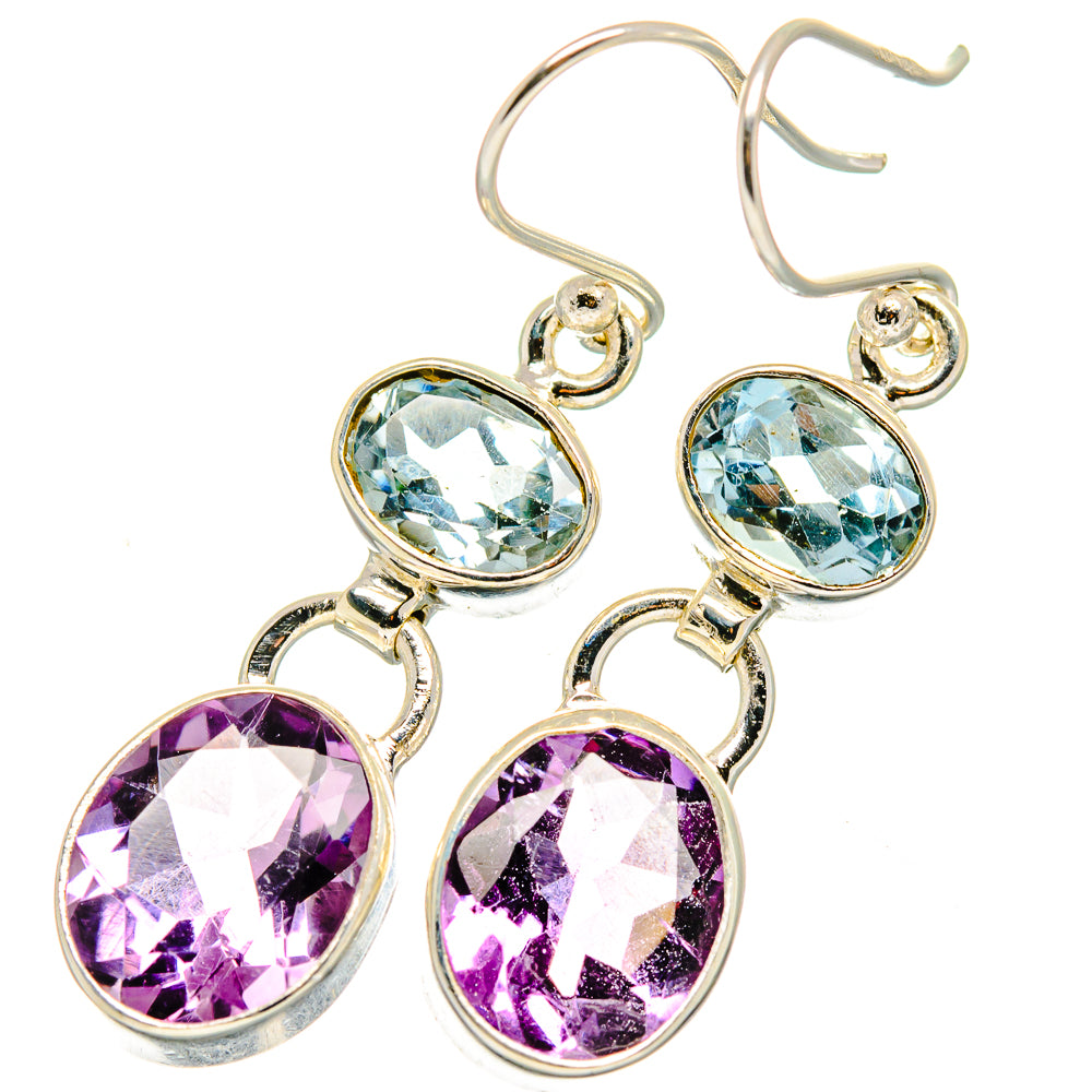 Amethyst Earrings handcrafted by Anasilvercos - EARR421107