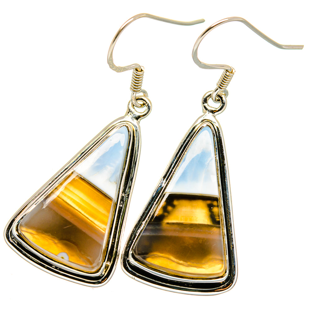 Owyhee Opal Earrings handcrafted by Anasilvercos - EARR421119