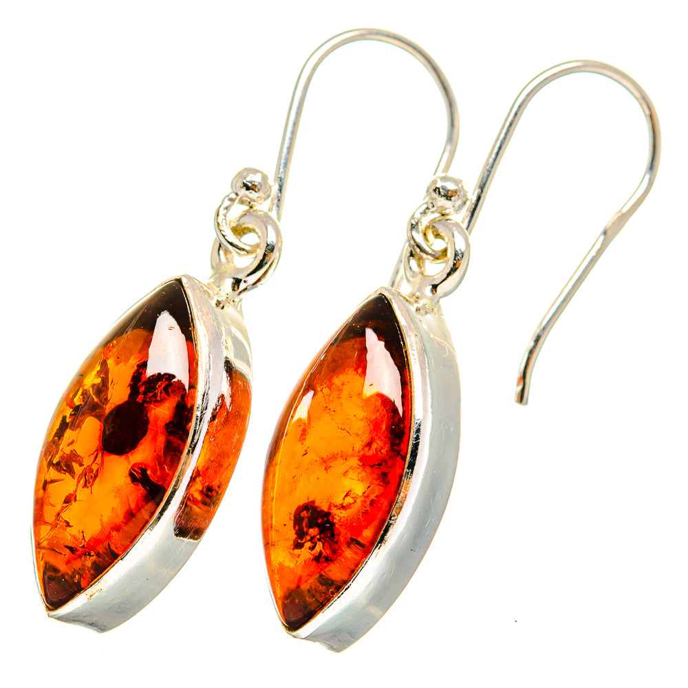 Baltic Amber Earrings handcrafted by Anasilvercos - EARR421140