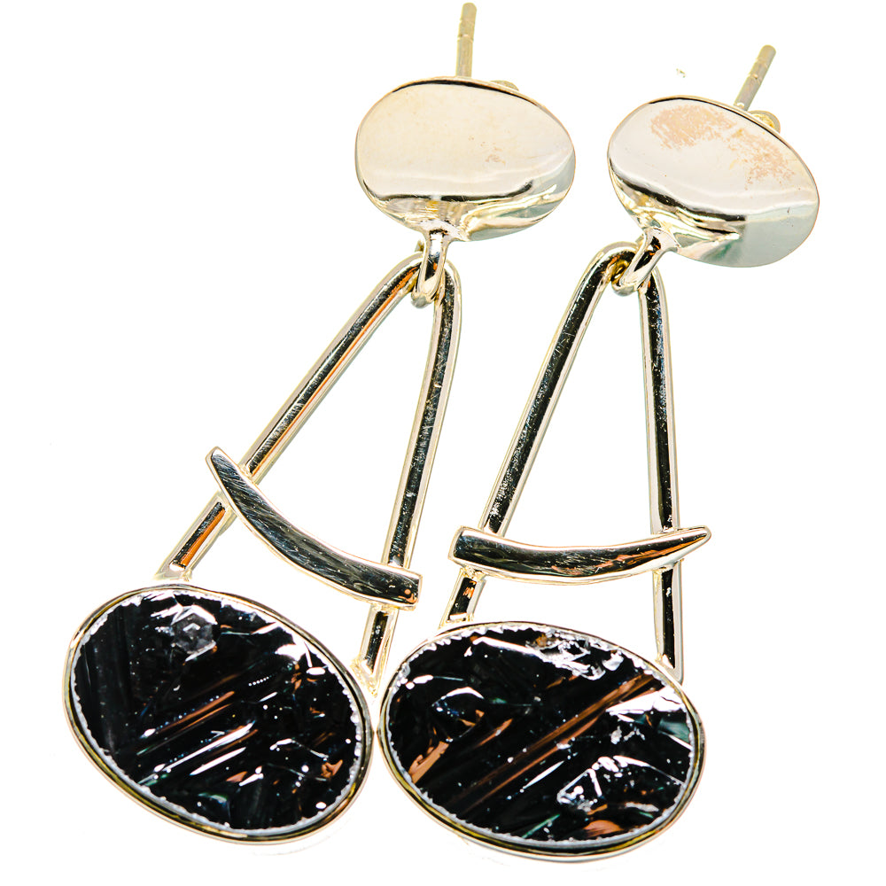Shungite Earrings handcrafted by Anasilvercos - EARR421147