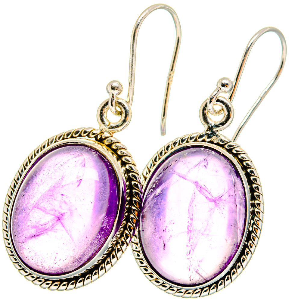 Amethyst Earrings handcrafted by Anasilvercos - EARR421151