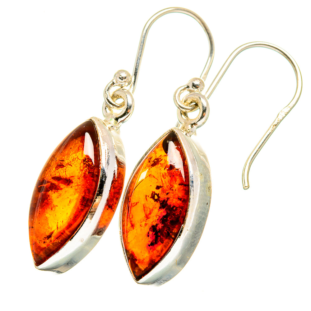 Baltic Amber Earrings handcrafted by Anasilvercos - EARR421183