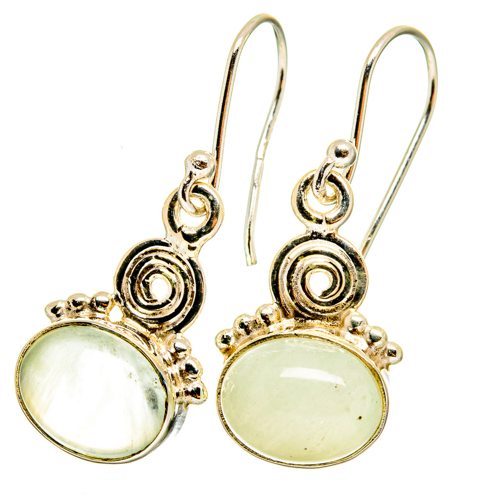 Rainbow Moonstone Earrings handcrafted by Anasilvercos - EARR421204