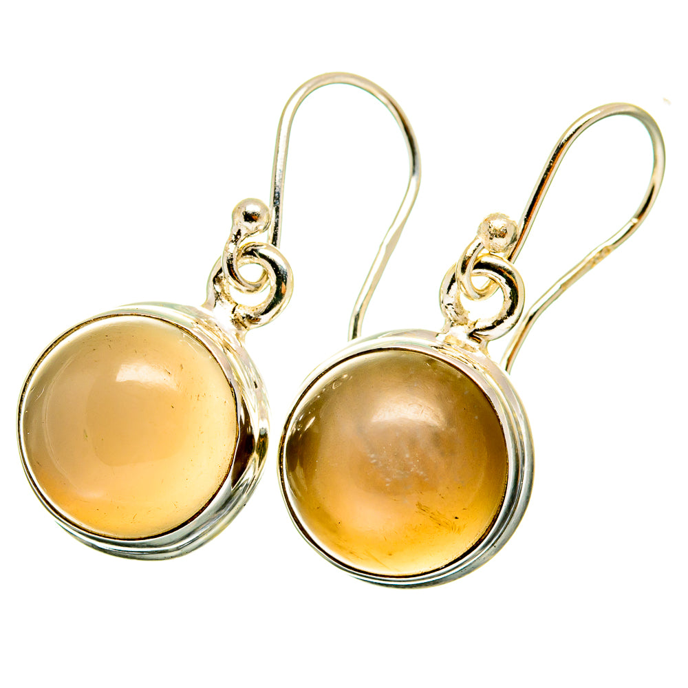 Moonstone Earrings handcrafted by Anasilvercos - EARR421209