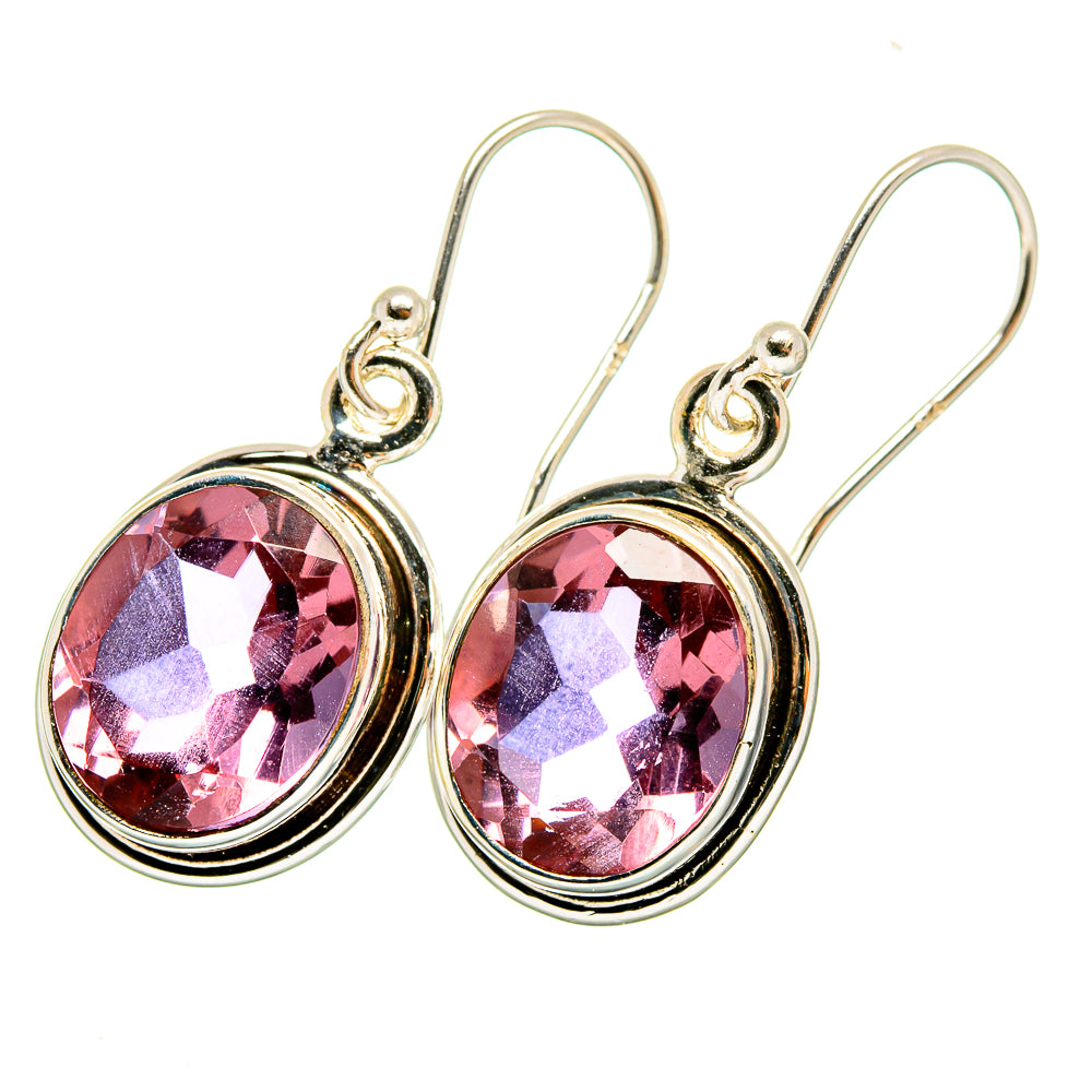 Color Change Alexandrite (lab.) Earrings handcrafted by Anasilvercos - EARR421215