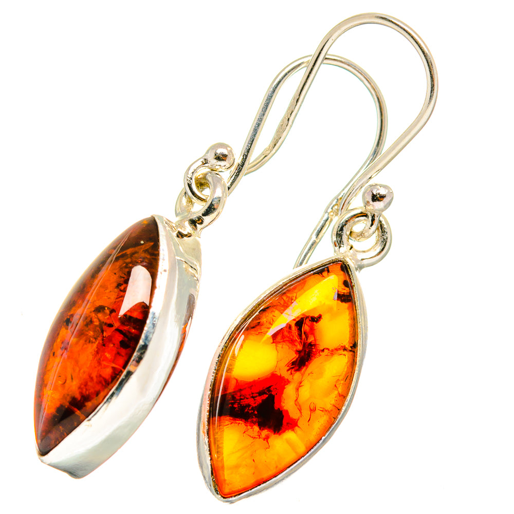 Baltic Amber Earrings handcrafted by Anasilvercos - EARR421222