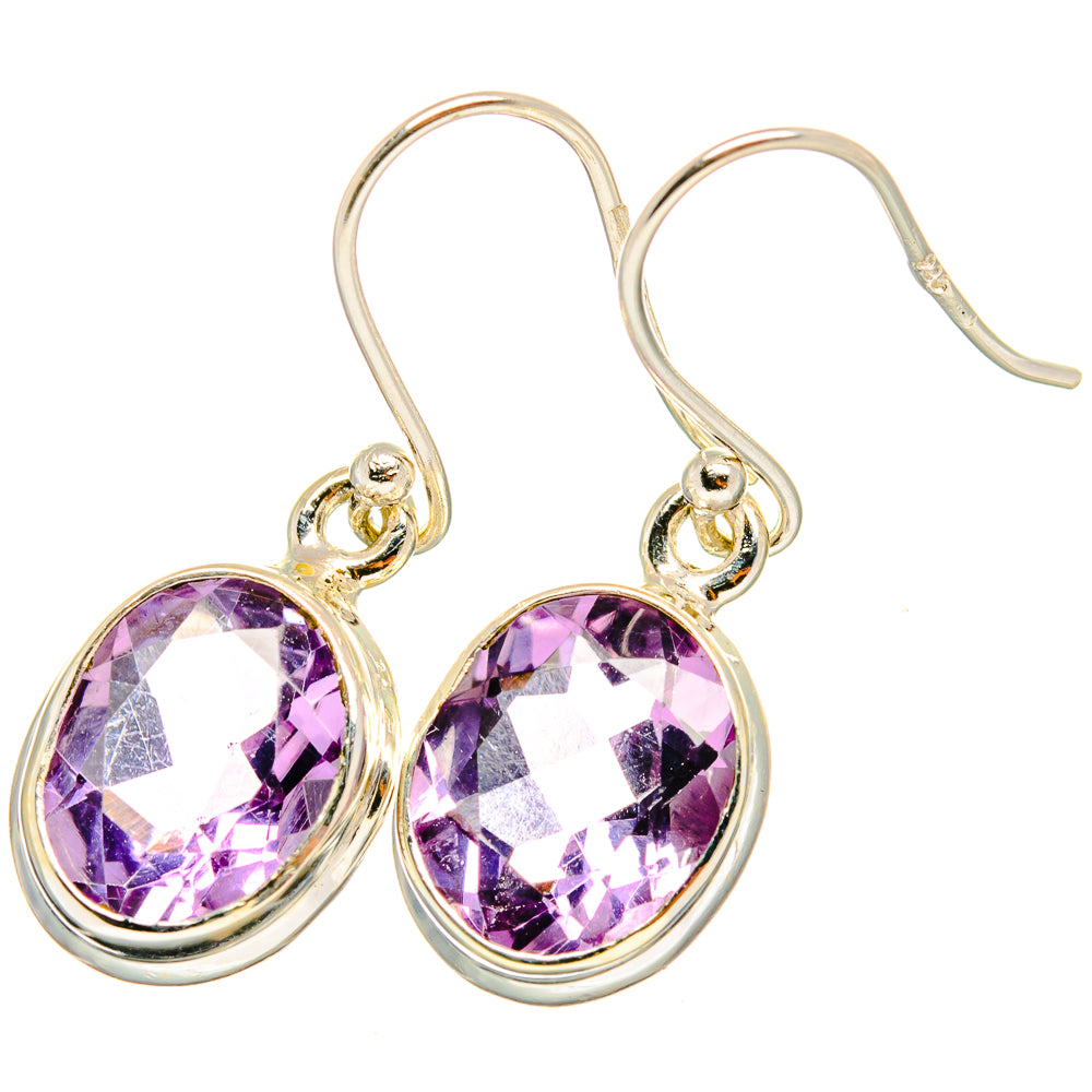 Amethyst Earrings handcrafted by Anasilvercos - EARR421227