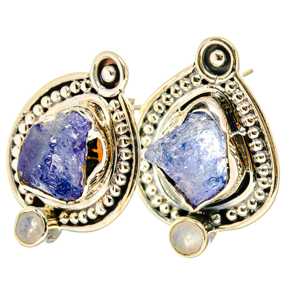 Tanzanite Earrings handcrafted by Anasilvercos - EARR421230