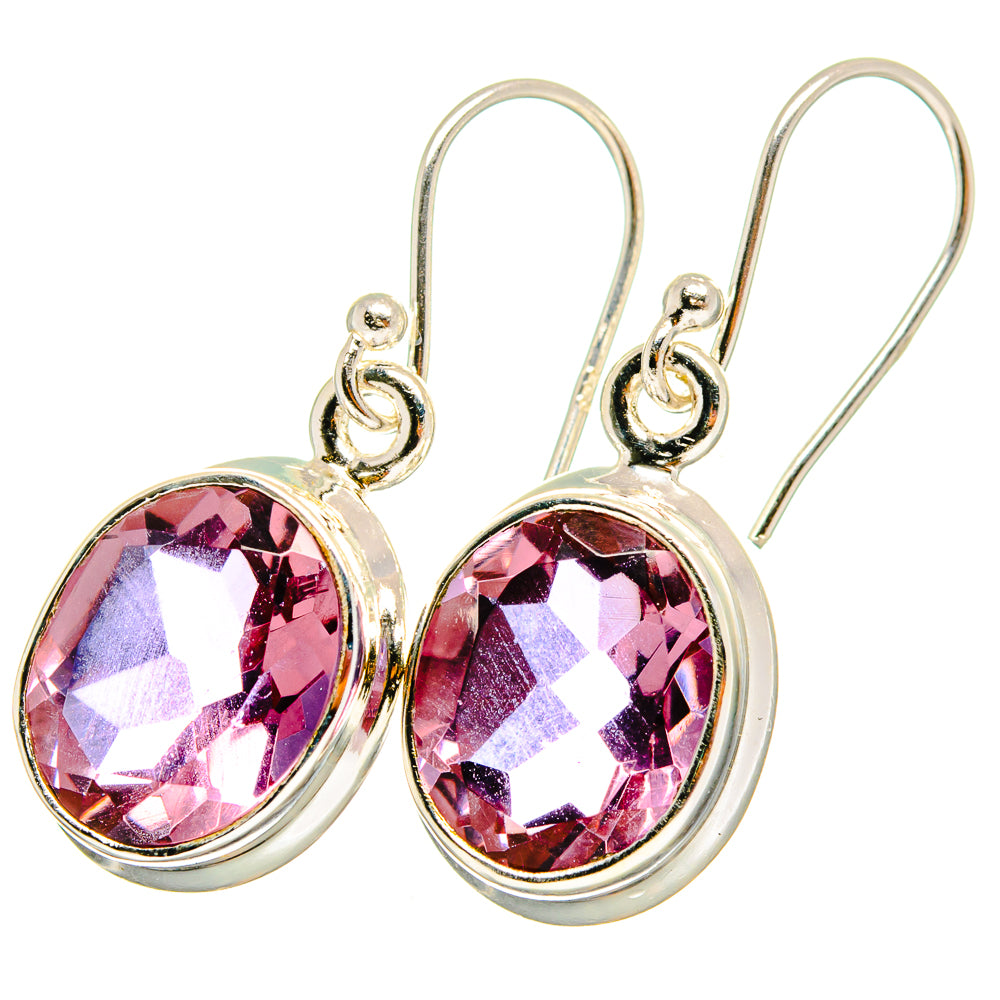 Color Change Alexandrite (lab.) Earrings handcrafted by Anasilvercos - EARR421245