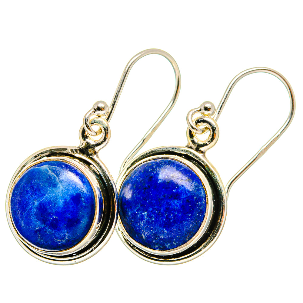 Lapis Lazuli Earrings handcrafted by Anasilvercos - EARR421248