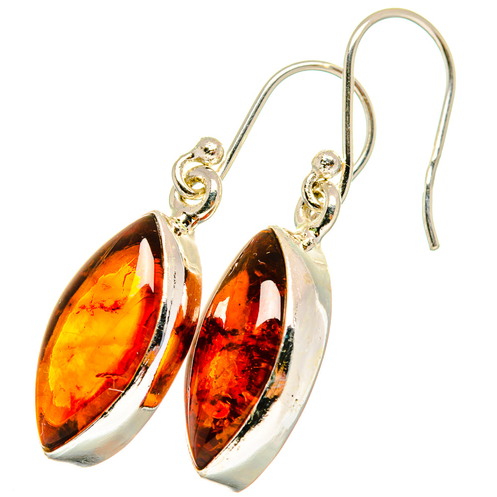 Baltic Amber Earrings handcrafted by Anasilvercos - EARR421255