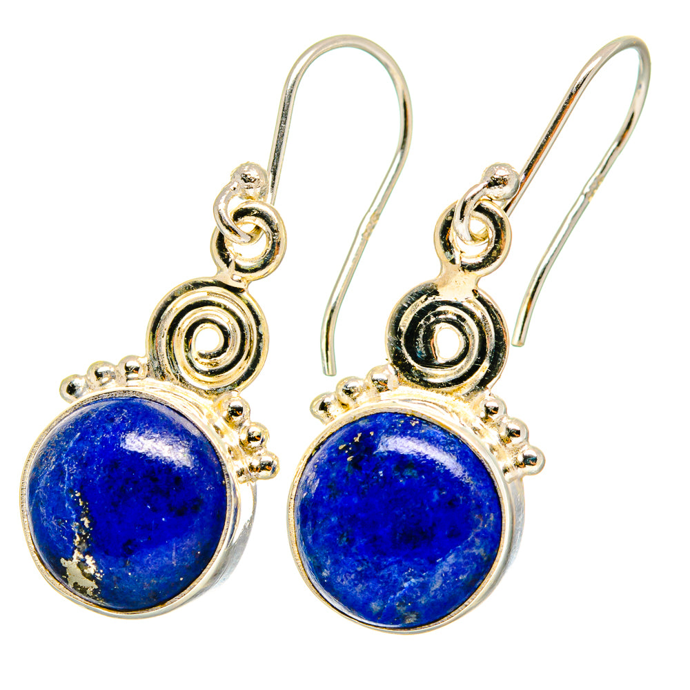 Lapis Lazuli Earrings handcrafted by Anasilvercos - EARR421259