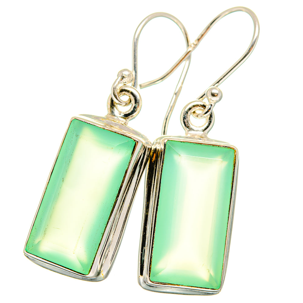 Prehnite Earrings handcrafted by Anasilvercos - EARR421271