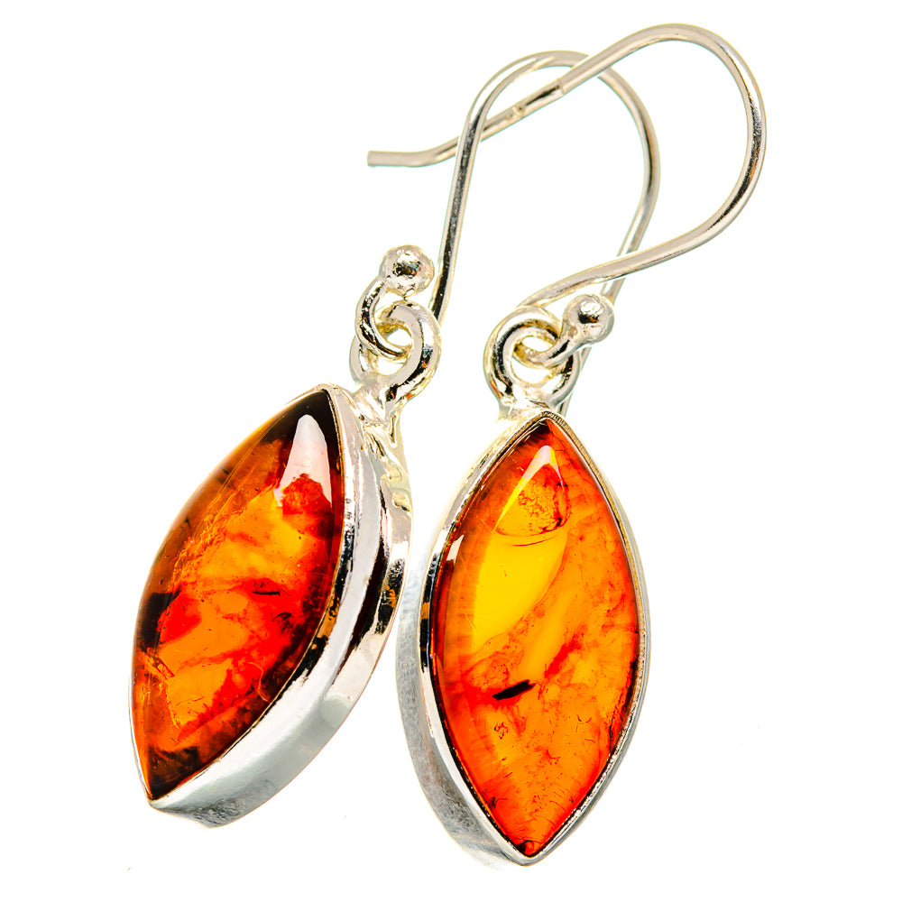 Baltic Amber Earrings handcrafted by Anasilvercos - EARR421278