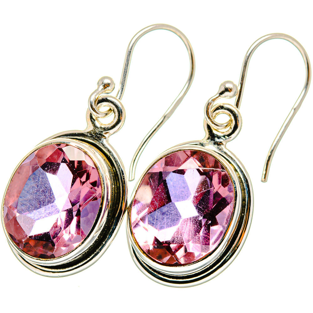 Color Change Alexandrite Earrings handcrafted by Anasilvercos - EARR421280