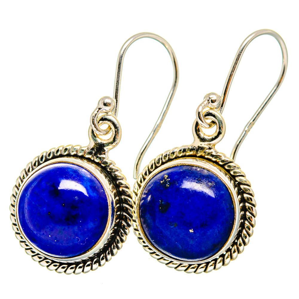 Lapis Lazuli Earrings handcrafted by Anasilvercos - EARR421284