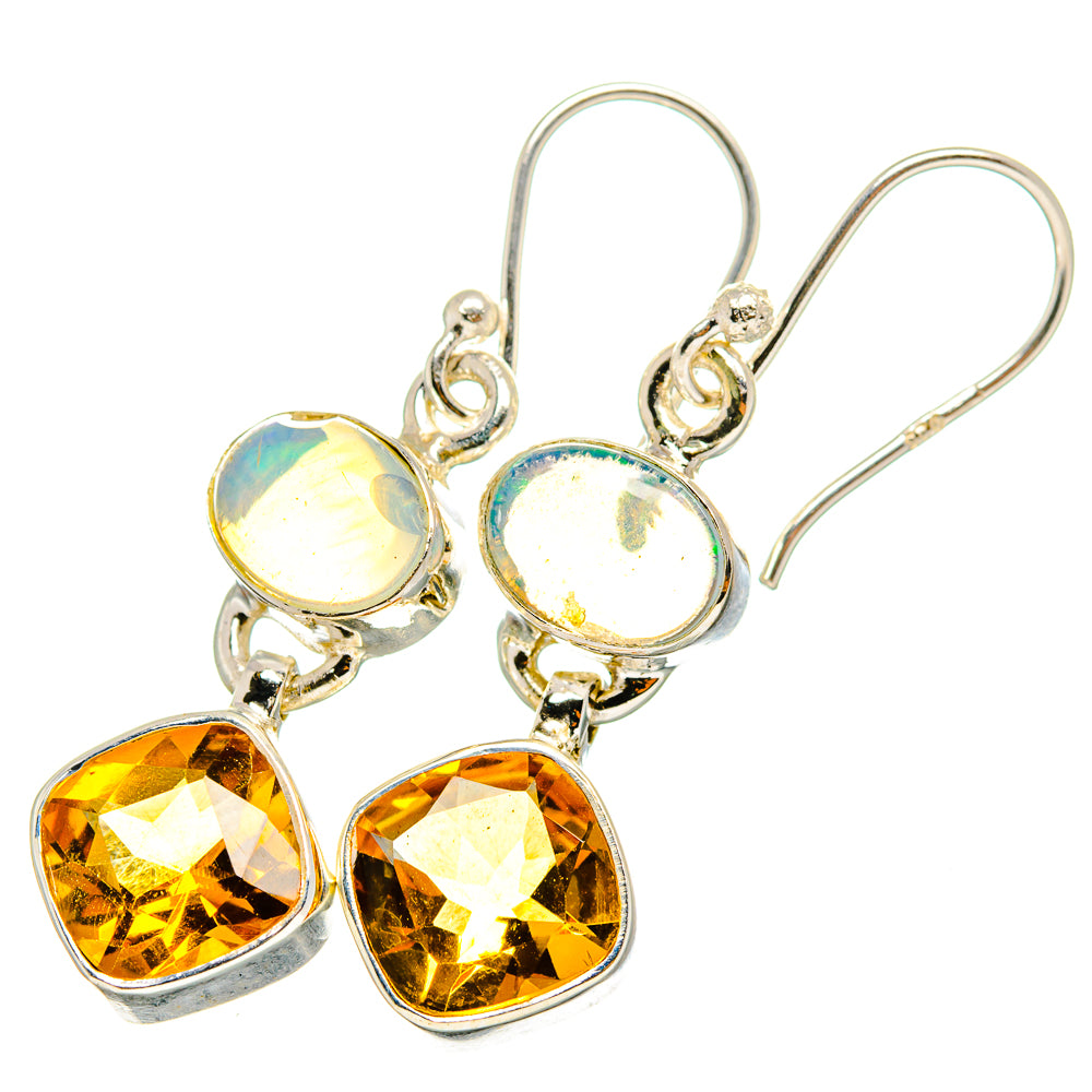 Citrine Earrings handcrafted by Anasilvercos - EARR421285
