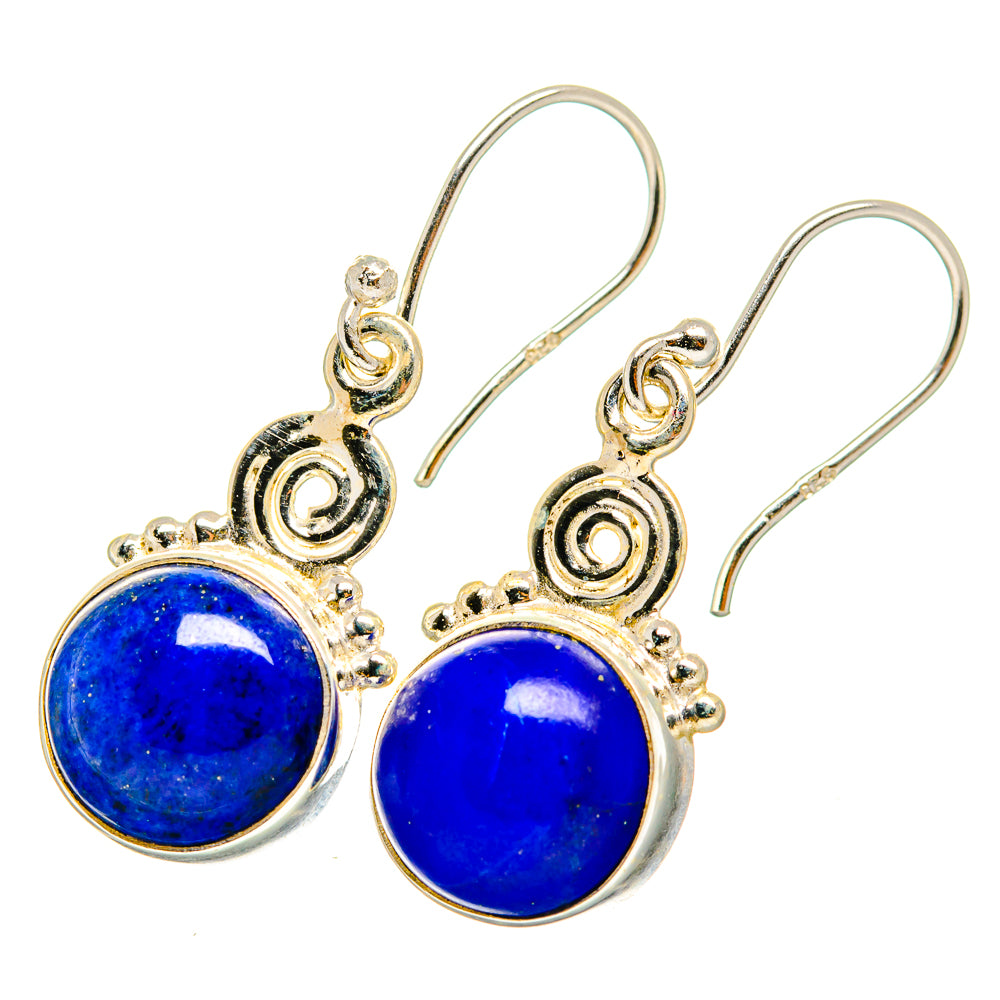 Lapis Lazuli Earrings handcrafted by Anasilvercos - EARR421288