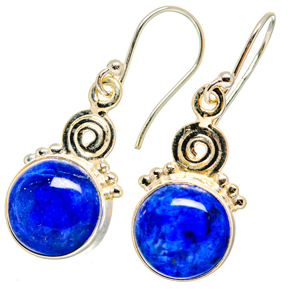 Lapis Lazuli Earrings handcrafted by Anasilvercos - EARR421294