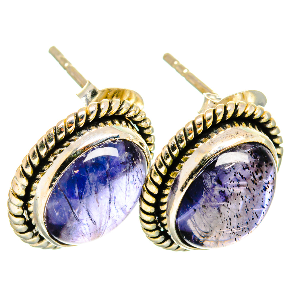 Tanzanite Earrings handcrafted by Anasilvercos - EARR421303