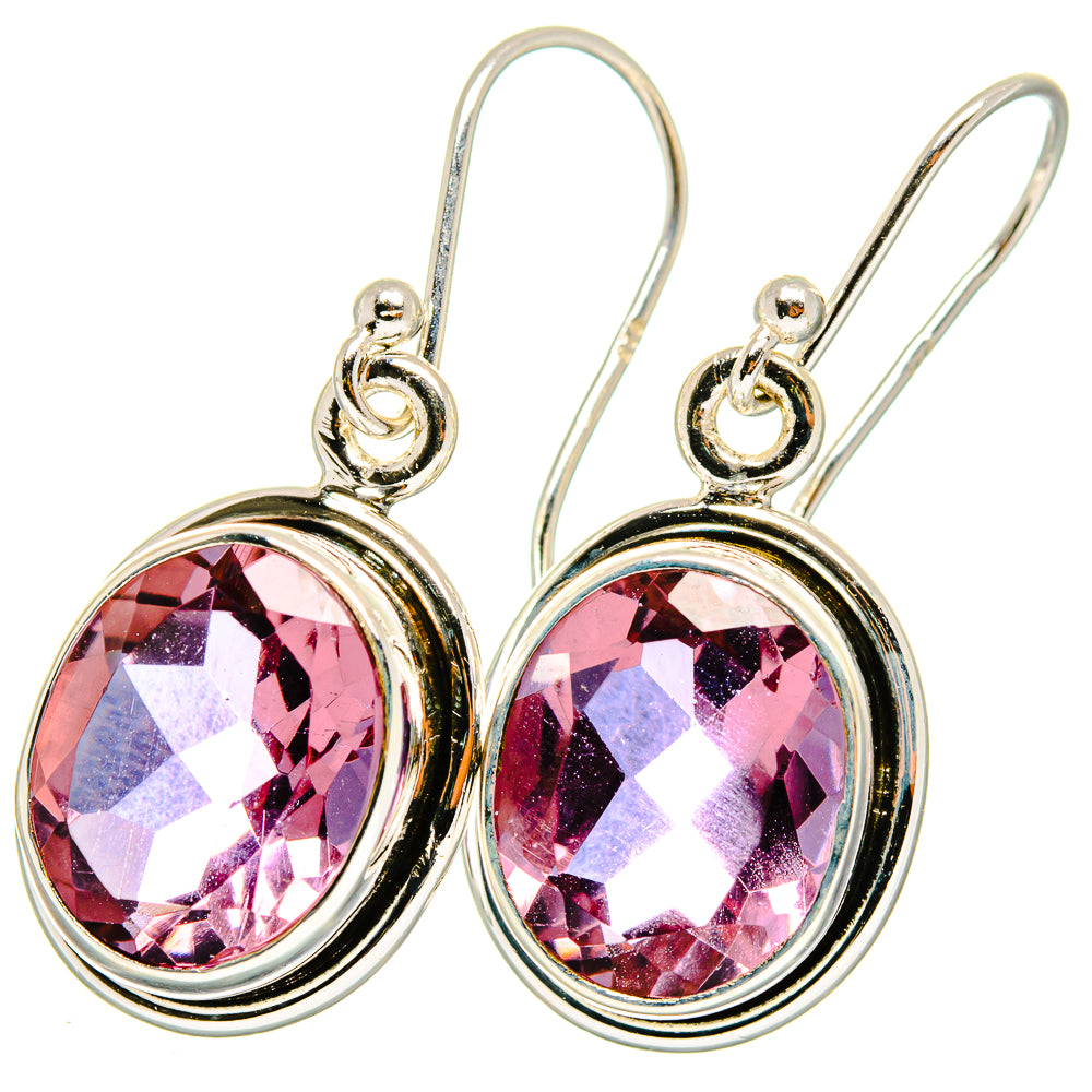 Color Change Alexandrite Earrings handcrafted by Anasilvercos - EARR421306