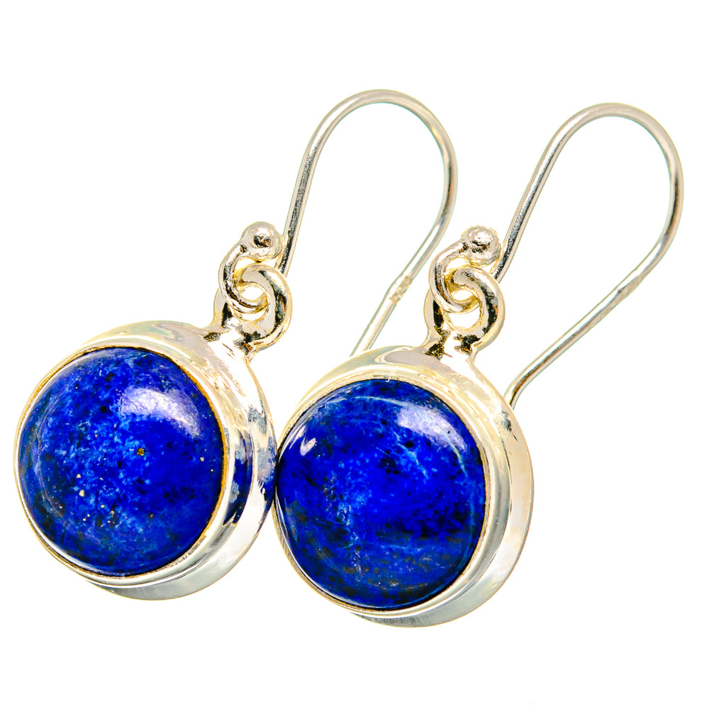Lapis Lazuli Earrings handcrafted by Anasilvercos - EARR421316
