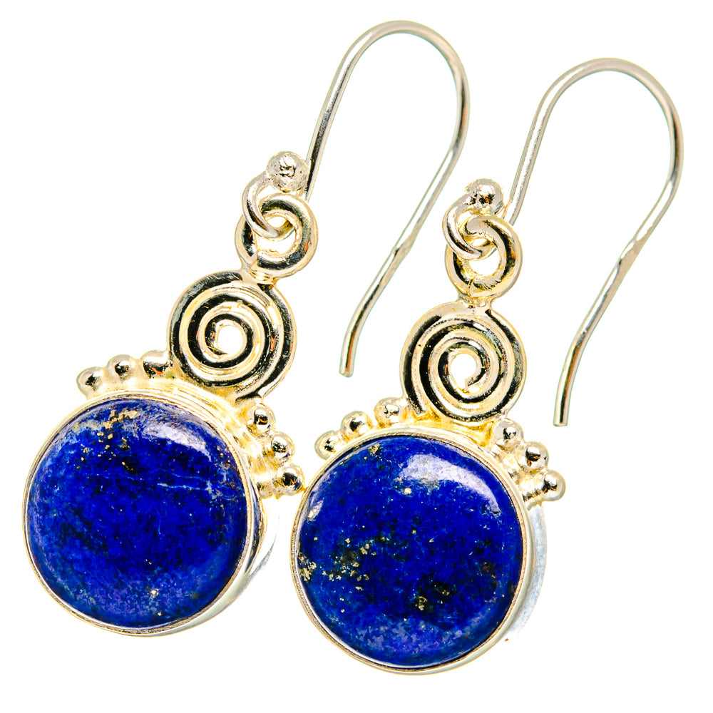 Lapis Lazuli Earrings handcrafted by Anasilvercos - EARR421317