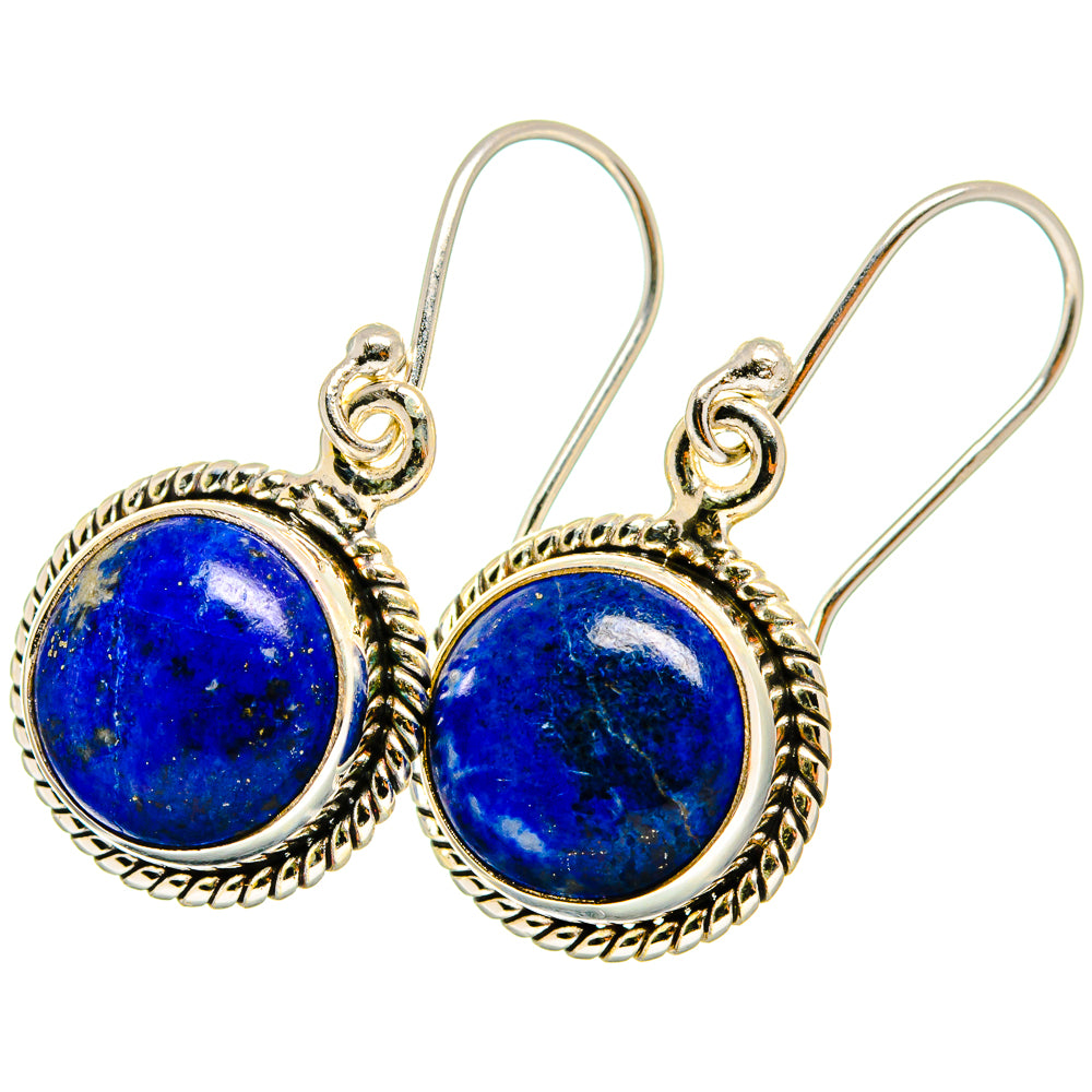 Lapis Lazuli Earrings handcrafted by Anasilvercos - EARR421323