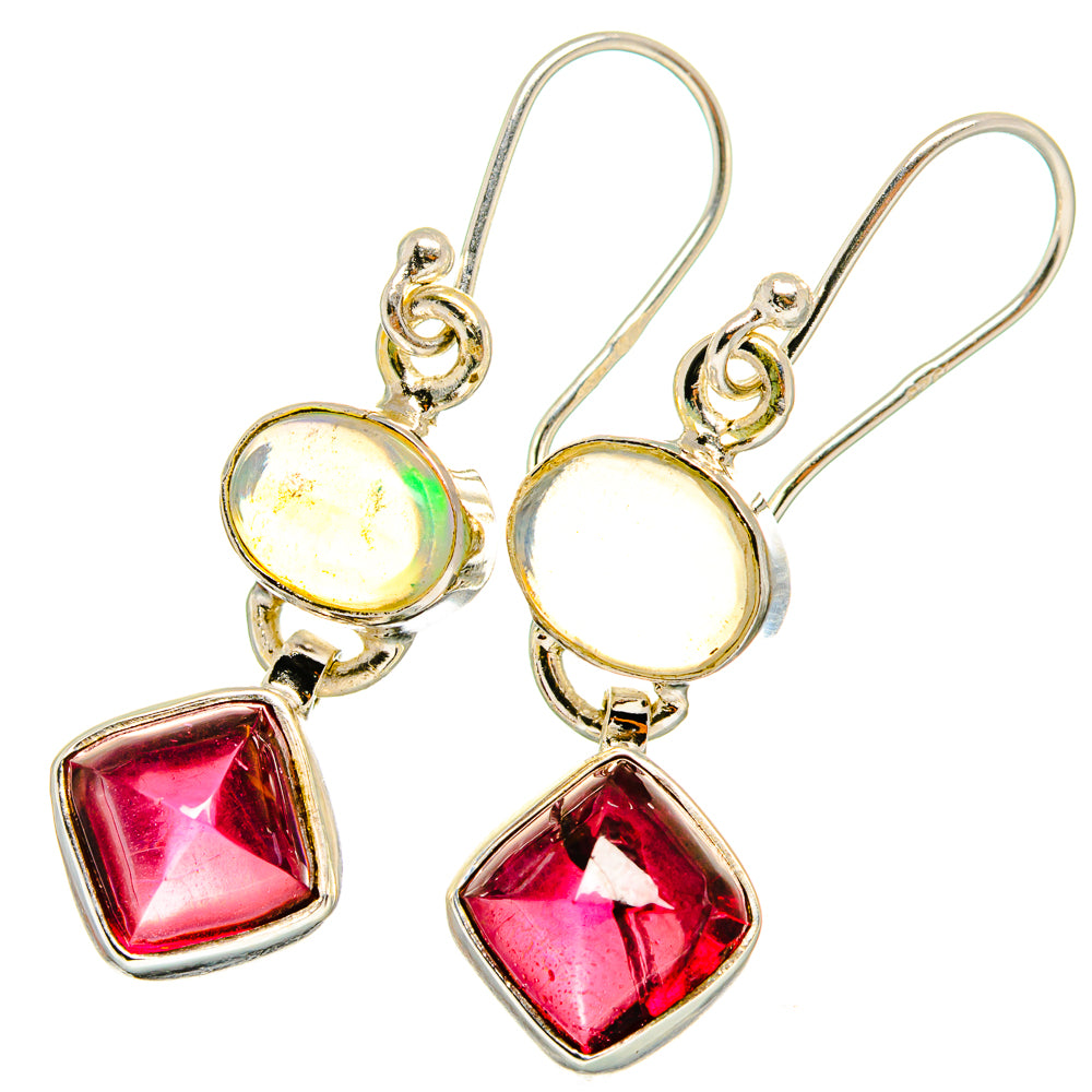 Garnet Earrings handcrafted by Anasilvercos - EARR421325