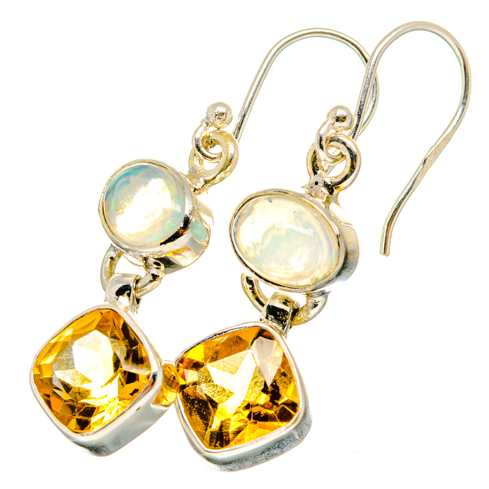 Citrine Earrings handcrafted by Anasilvercos - EARR421326