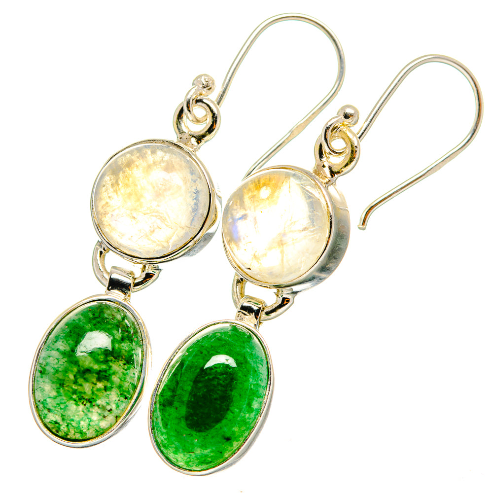Green Aventurine Earrings handcrafted by Anasilvercos - EARR421327