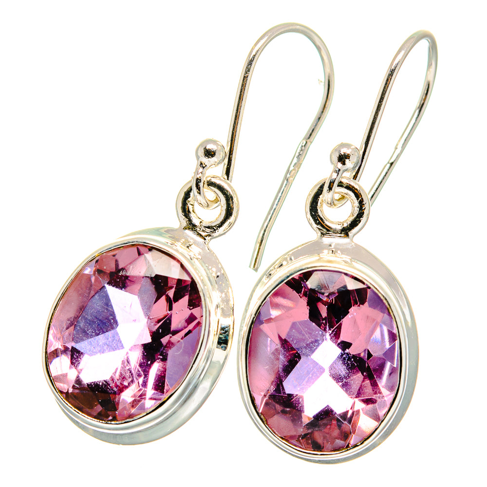 Color Change Alexandrite Earrings handcrafted by Anasilvercos - EARR421339