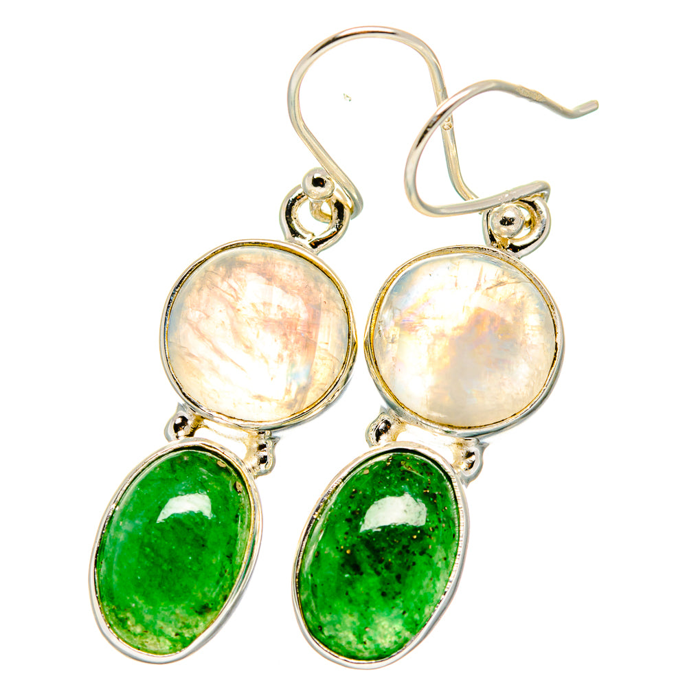 Green Aventurine Earrings handcrafted by Anasilvercos - EARR421343