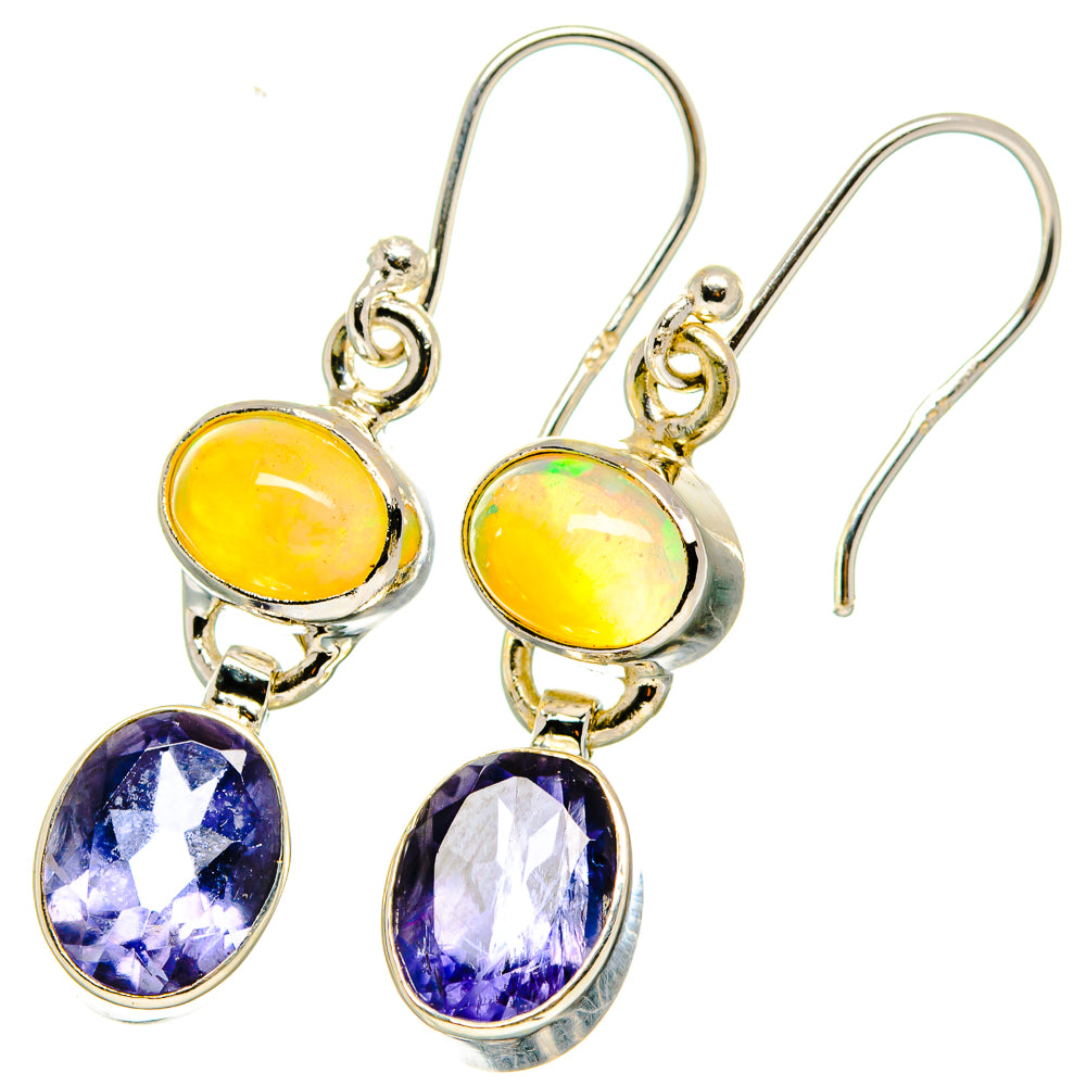 Tanzanite Earrings handcrafted by Anasilvercos - EARR421351