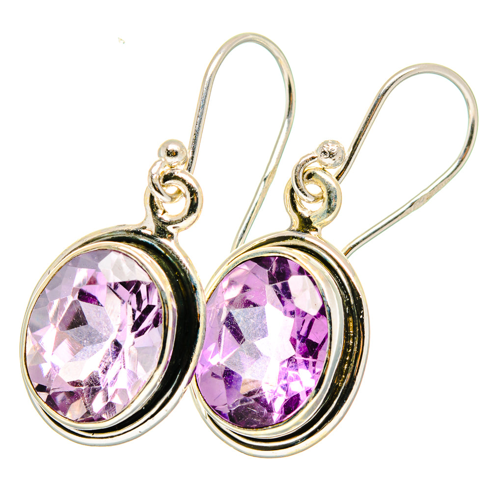 Amethyst Earrings handcrafted by Anasilvercos - EARR421353