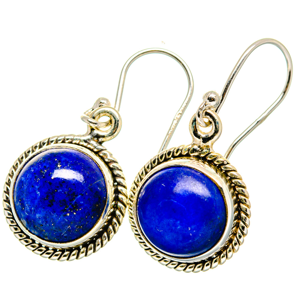 Lapis Lazuli Earrings handcrafted by Anasilvercos - EARR421359