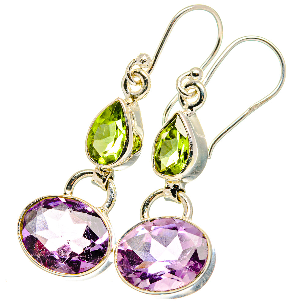 Amethyst Earrings handcrafted by Anasilvercos - EARR421362