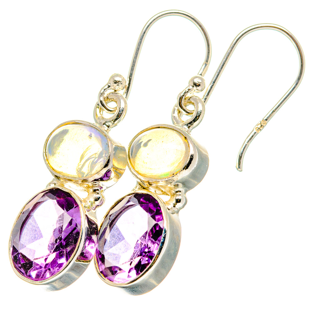Amethyst Earrings handcrafted by Anasilvercos - EARR421367