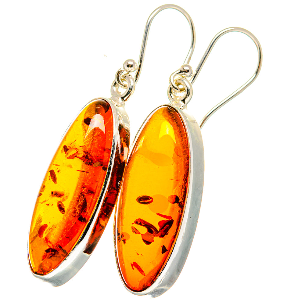 Baltic Amber Earrings handcrafted by Anasilvercos - EARR421368